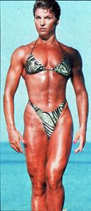 Marjo Selin in a bikini