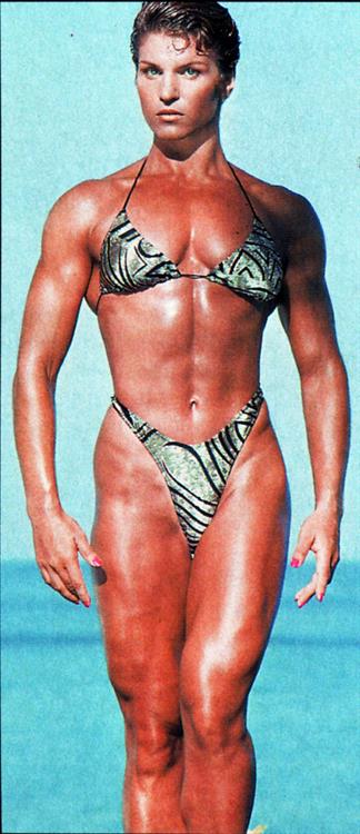 Marjo Selin in a bikini