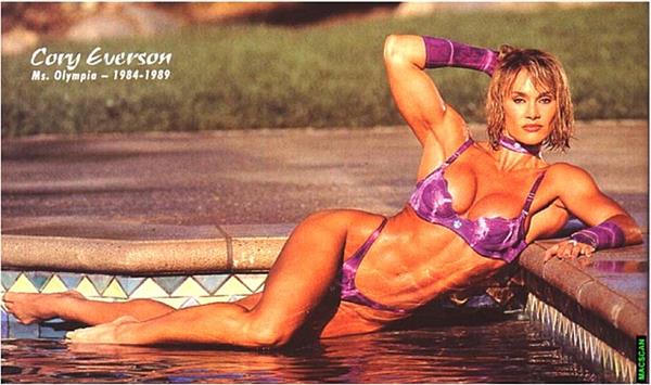 Cory Everson in a bikini