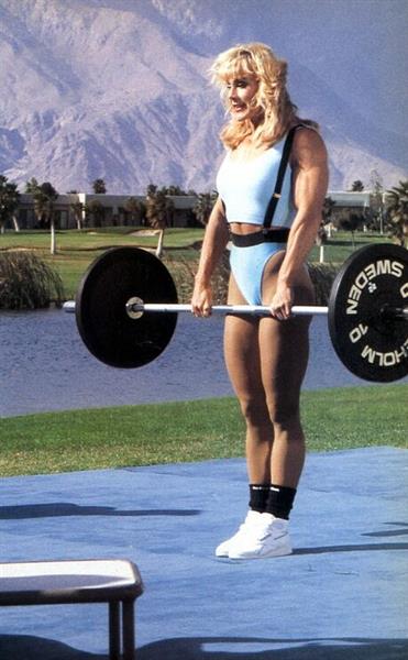 Cory Everson in a bikini