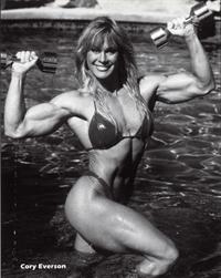 Cory Everson in a bikini