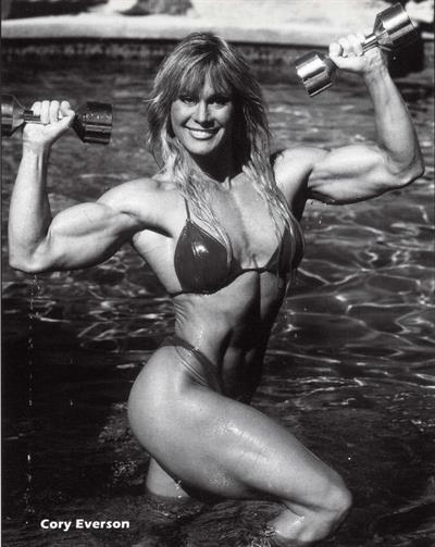 Cory Everson in a bikini