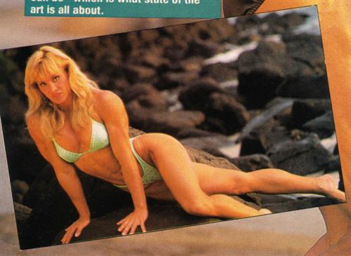 Cory Everson in a bikini