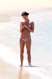 Gabrielle Anwar in a bikini