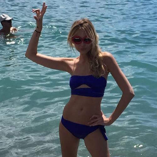 Snejana Onopka in a bikini