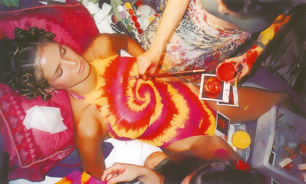 Heidi Klum in body paint