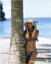 Tyra Banks in a bikini