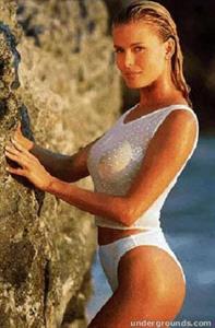 Vendela Kirsebom in a bikini