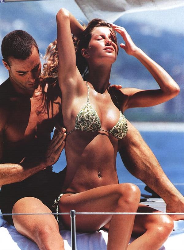 Gisele Bündchen in a bikini