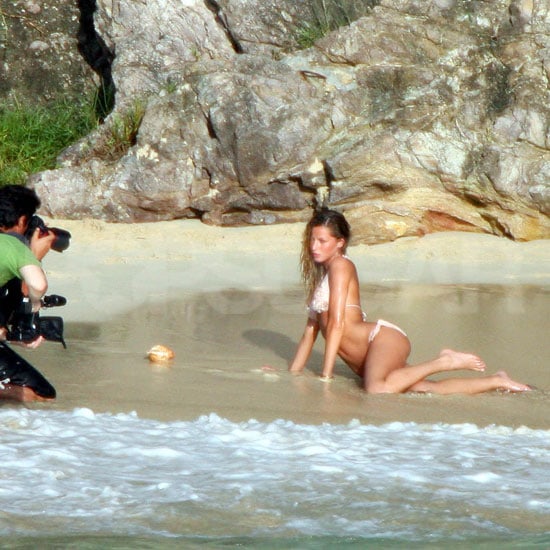 Gisele Bündchen in a bikini