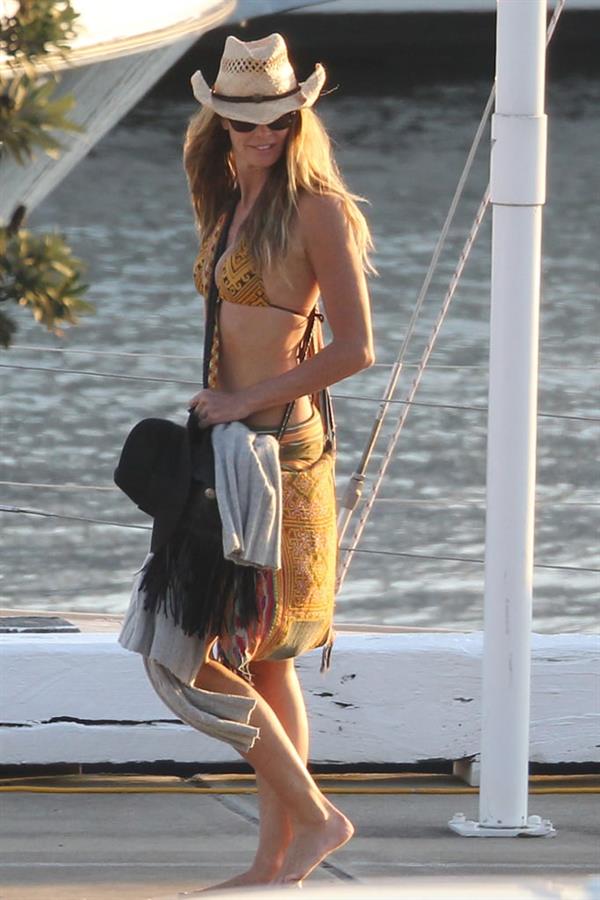 Elle MacPherson in a bikini