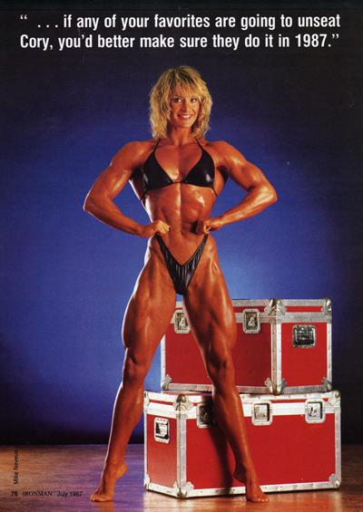 Cory Everson in a bikini