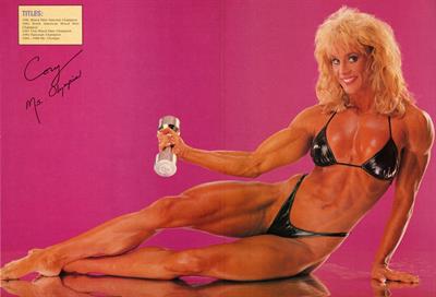 Cory Everson in a bikini