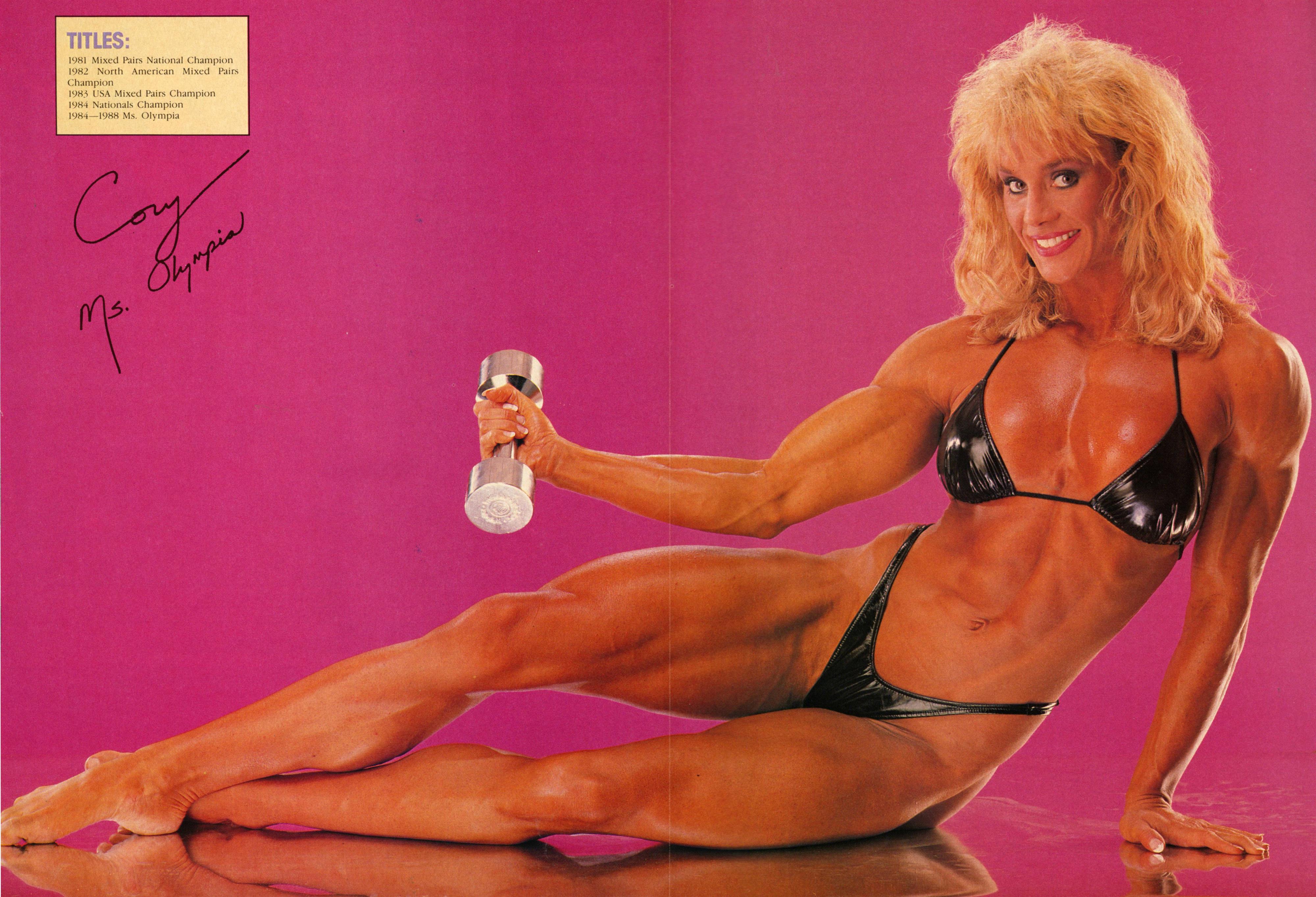 Cory Everson in a bikini