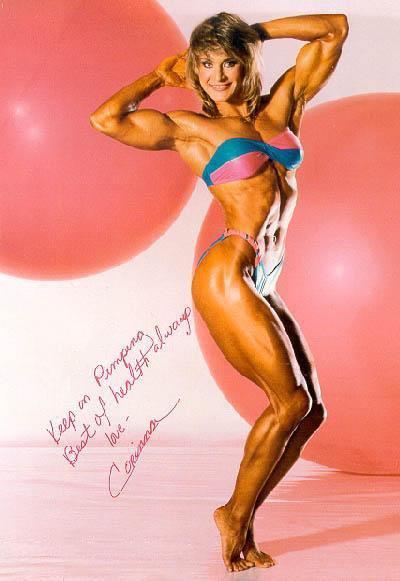 Cory Everson in a bikini