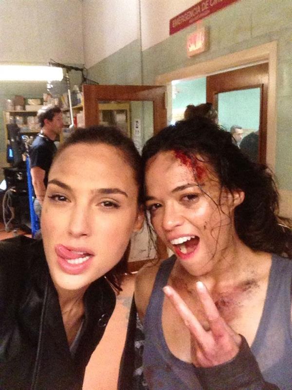 Gal Gadot taking a selfie