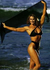 Cory Everson in a bikini