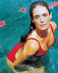 Stacey Williams in a bikini