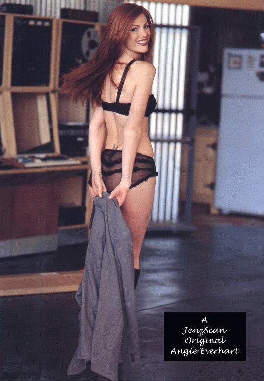 Angie Everhart in lingerie