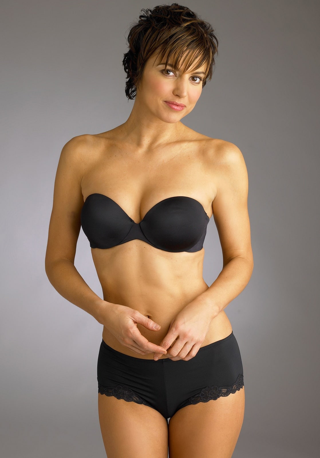 Michelle Ray Smith in lingerie