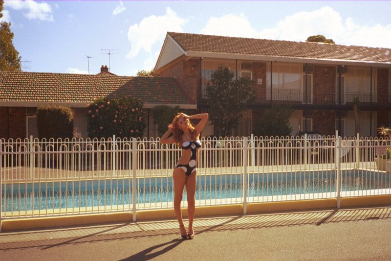 Tiah Eckhardt in a bikini