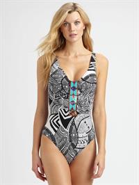 Jayne Moore in a bikini