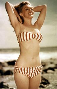 Marilyn Monroe in a bikini