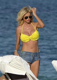 Victoria Silvstedt in a bikini