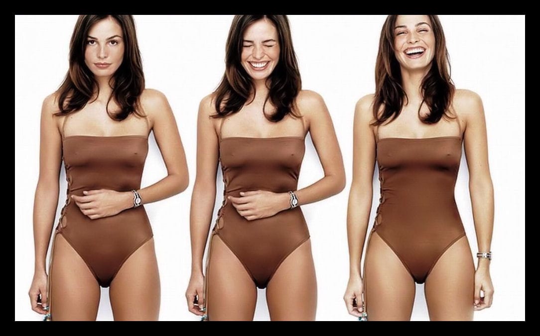 Inés Sastre in a bikini