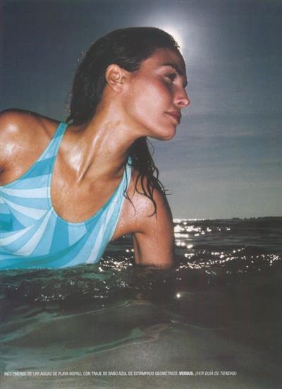Inés Sastre in a bikini