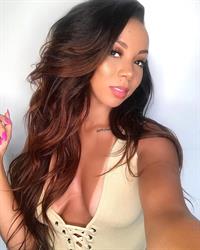 Brittany Renner taking a selfie