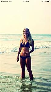 Anonymous in a bikini taking a selfie