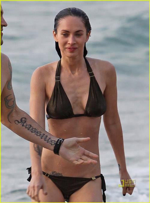 Megan Fox in a bikini