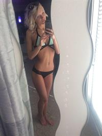 Anonymous in a bikini taking a selfie