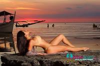 Pashence Marie in a bikini