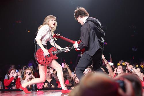 Taylor Swift In Concert at the Prudential Center in Newark, New Jersey on The RED Tour Mar. 27, 2013 