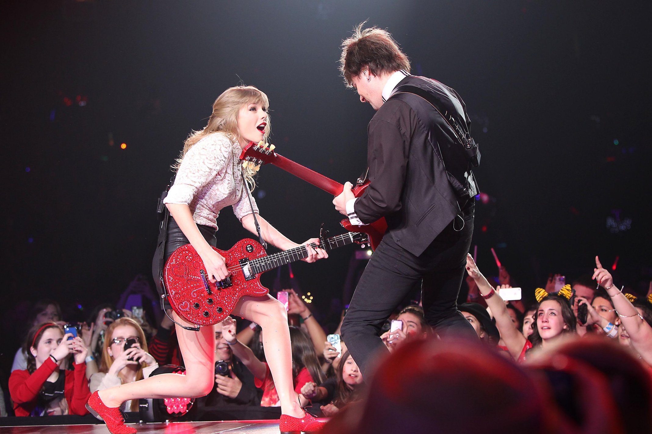 Taylor Swift In Concert at the Prudential Center in Newark, New Jersey on The RED Tour Mar. 27, 2013 