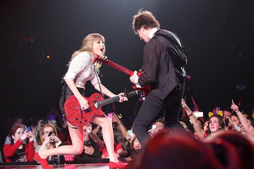 Taylor Swift In Concert at the Prudential Center in Newark, New Jersey on The RED Tour Mar. 27, 2013 