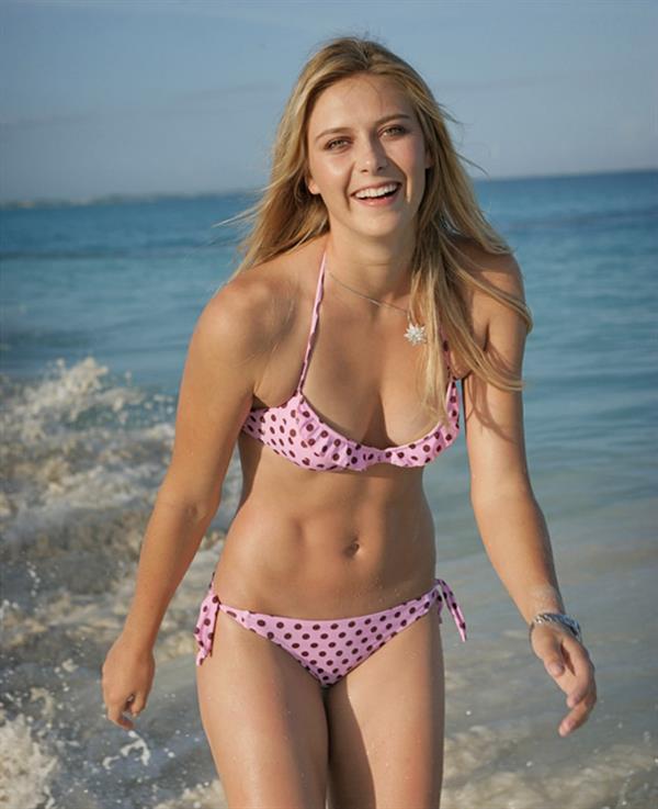 Maria Sharapova in a bikini