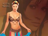 Alyssa Milano in lingerie