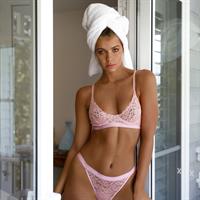 Kristina Mendonca in lingerie