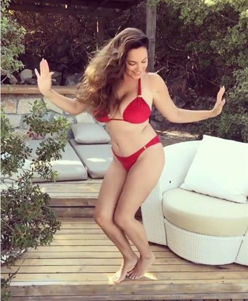 Kelly Brook in a bikini