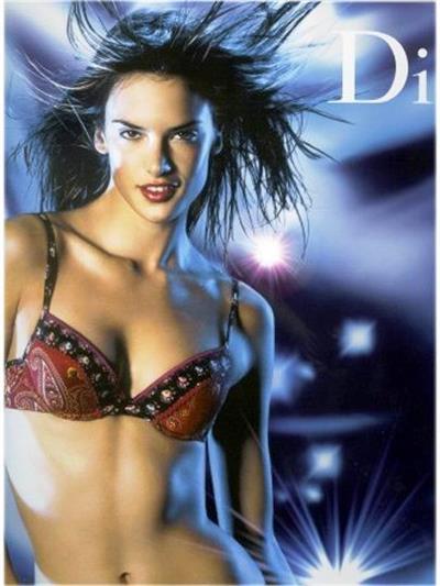 Alessandra Ambrosio in lingerie