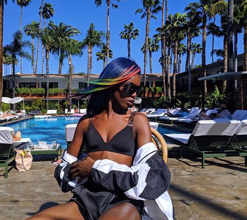 Leomie Anderson in a bikini