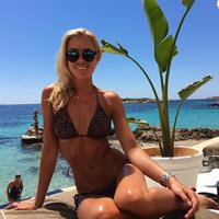 Victoria bath in a bikini