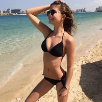 Dasha Komarova in a bikini