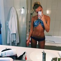 Anonymous in a bikini taking a selfie