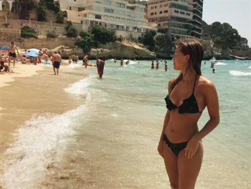 Anonymous in a bikini