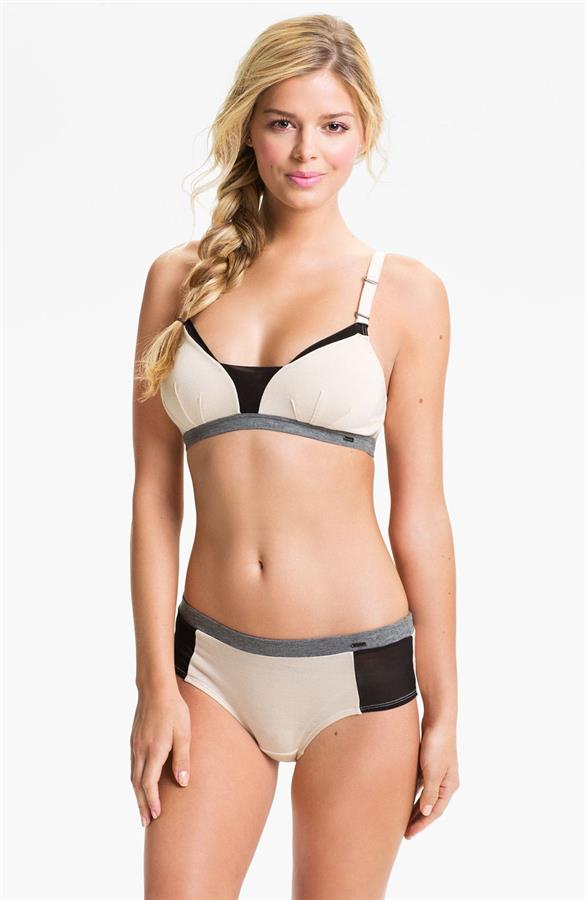Danielle Knudson in a bikini in lingerie