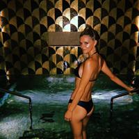 Danielle Knudson in a bikini